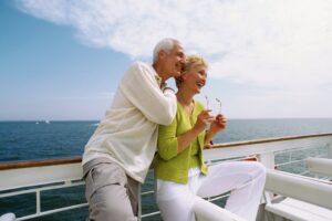 Cruise voor senioren over zee